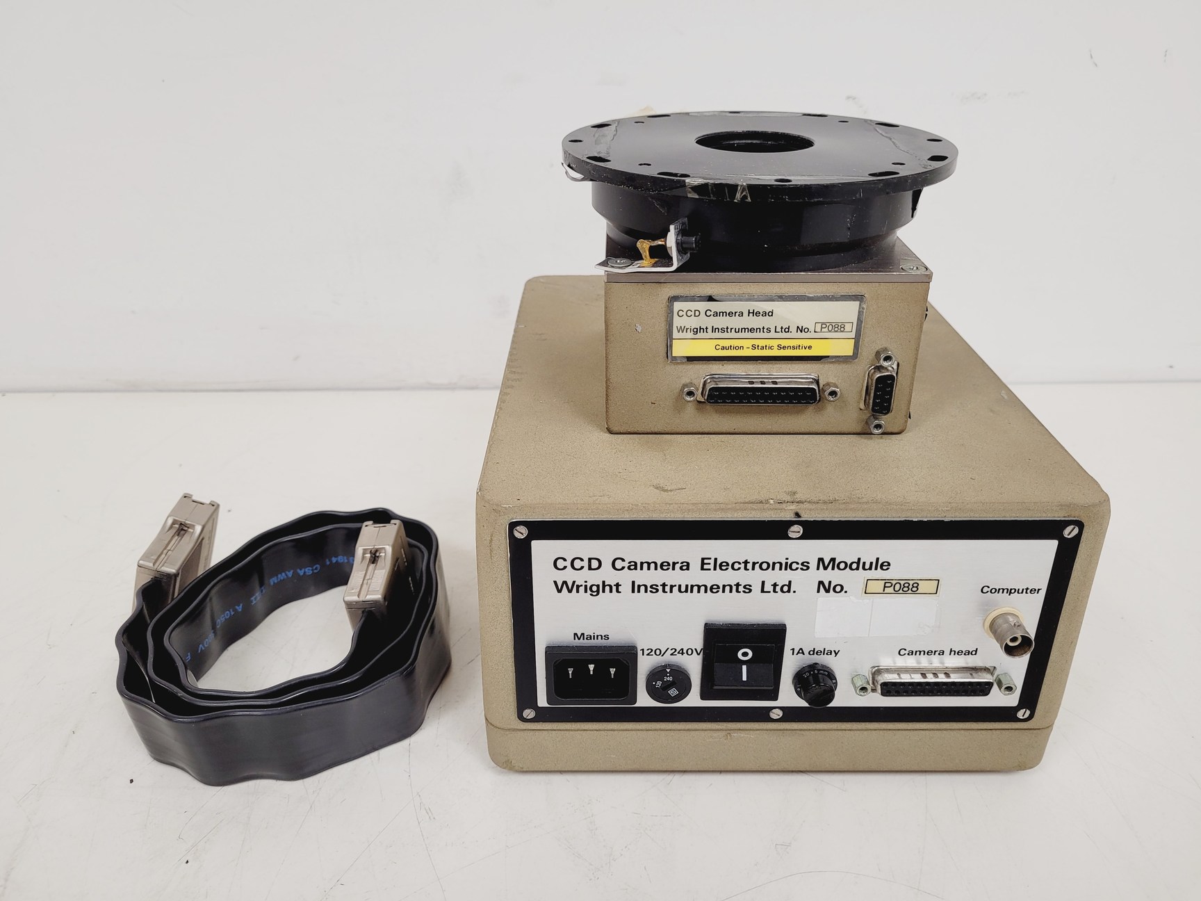 Image of Wright Instruments CCD Camera Head & Electronics Module  No. P088 Lab