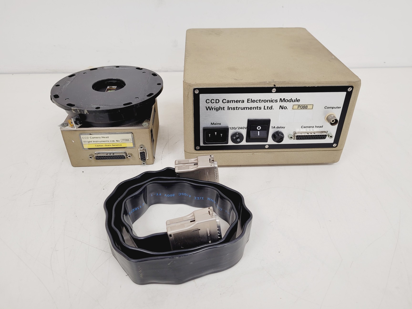 Image of Wright Instruments CCD Camera Head & Electronics Module  No. P088 Lab