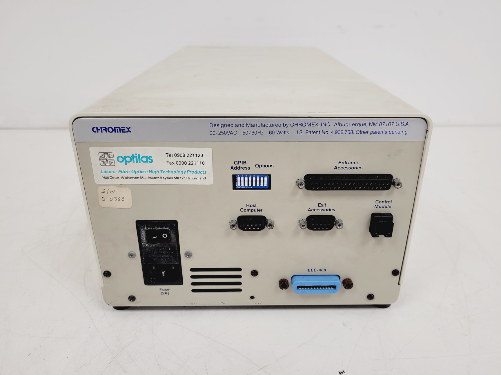 Cromex Lab Chromex 250IS Imaging Spectrograph Lab