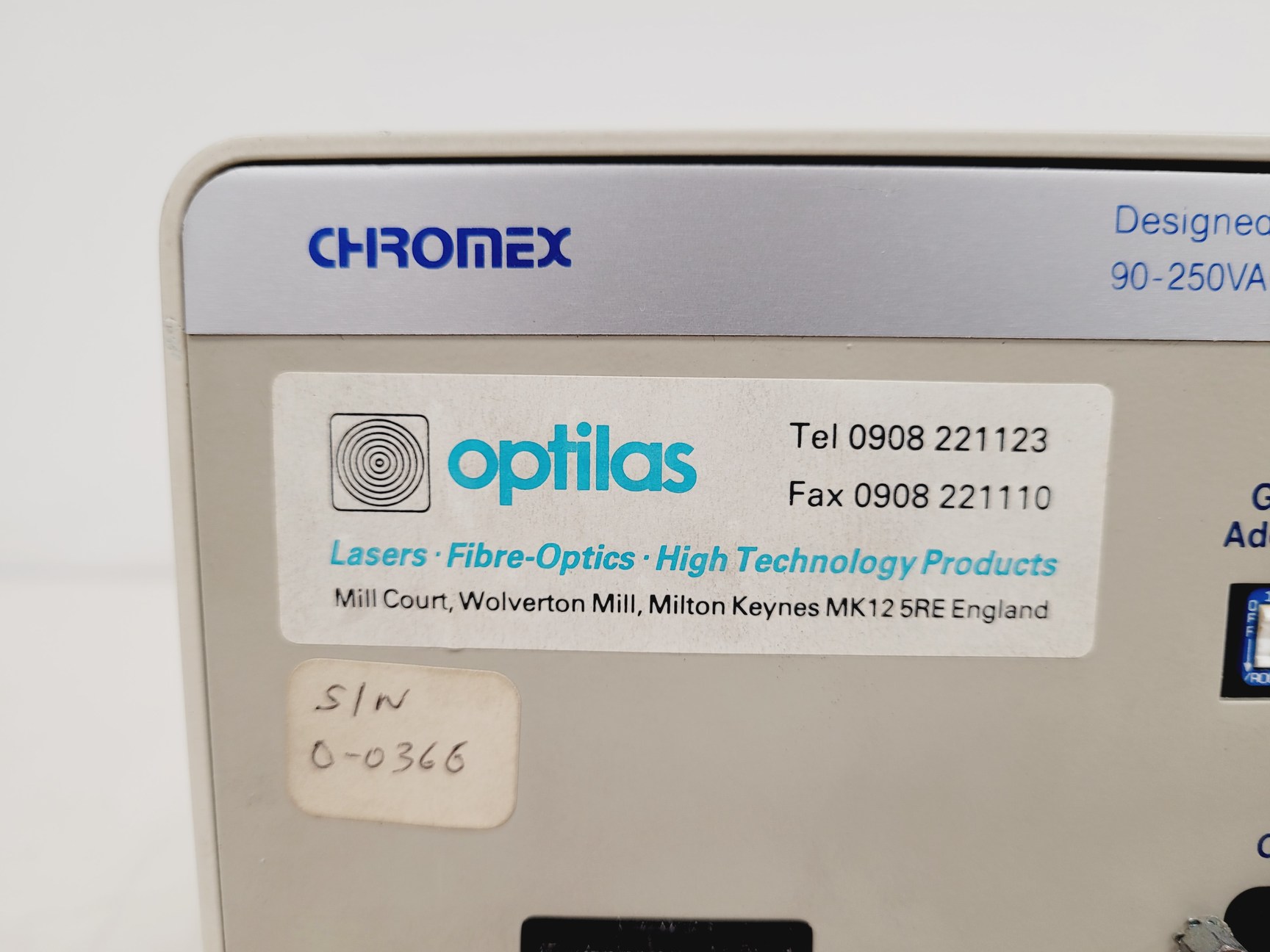 Cromex Lab Chromex 250IS Imaging Spectrograph Lab