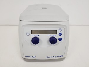 Thumbnail image of Eppendorf Benchtop Centrifuge Model - 5418 + 14000rpm Rotor  FA-45-18-11 Lab