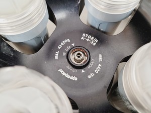 Thumbnail image of Eppendorf Benchtop Centrifuge - 5702 + 4400RPM 5702/R A-4-38 Bucket Rotor Lab