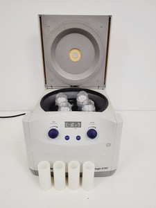 Thumbnail image of Eppendorf Benchtop Centrifuge - 5702 + 4400RPM 5702/R A-4-38 Bucket Rotor Lab