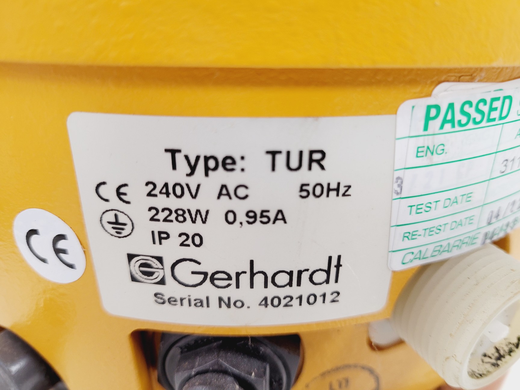 Image of Gerhardt Turbosog Scrubber Unit  Type - TUR Lab