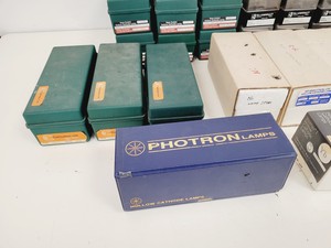 Thumbnail image of Job Lot 34x Hollow Cathode Lamps AAS Instrument Laboratory, Visimax, Philips Lab