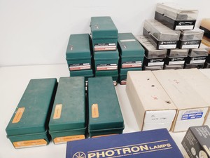 Thumbnail image of Job Lot 34x Hollow Cathode Lamps AAS Instrument Laboratory, Visimax, Philips Lab