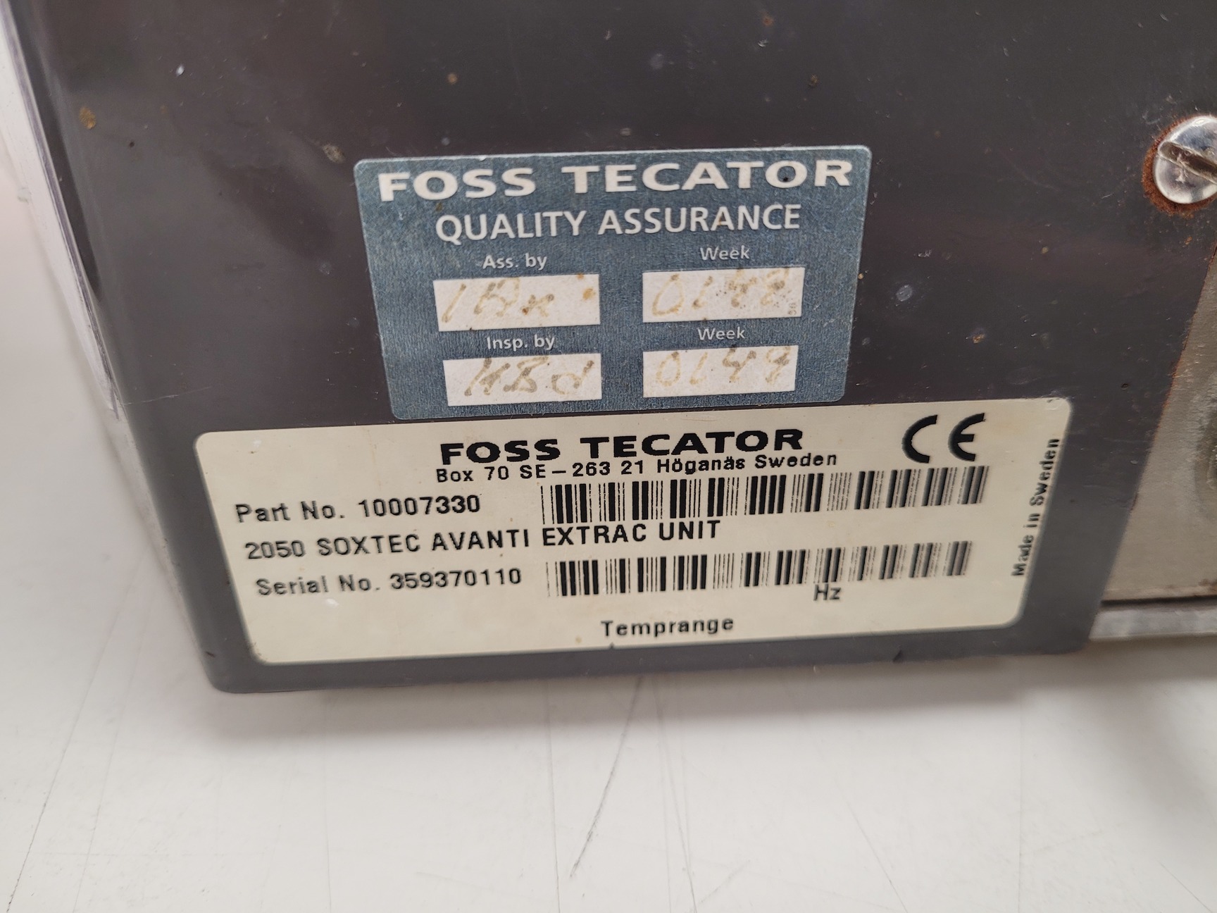 Image of Soxtec Avanti 2050 Auto Fat Extraction System Lab