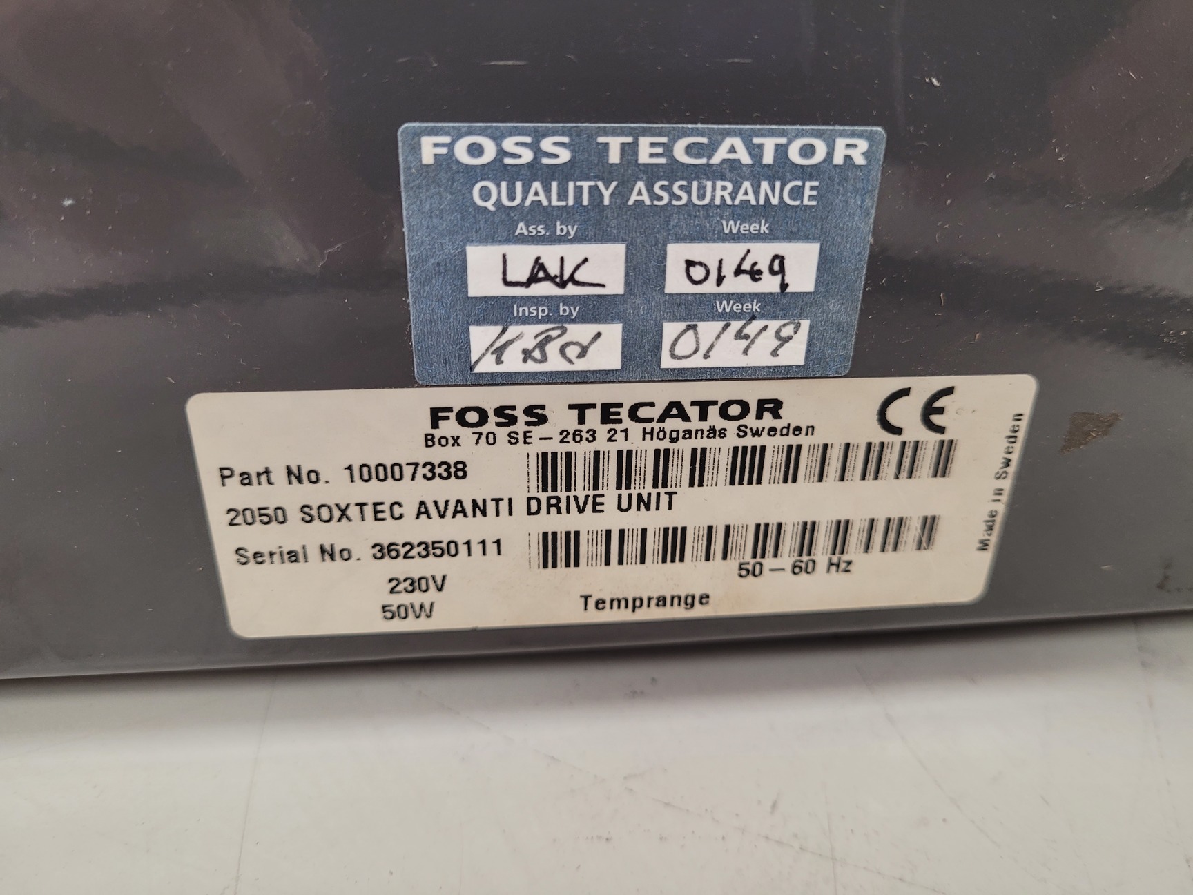 Image of Soxtec Avanti 2050 Auto Fat Extraction System Lab