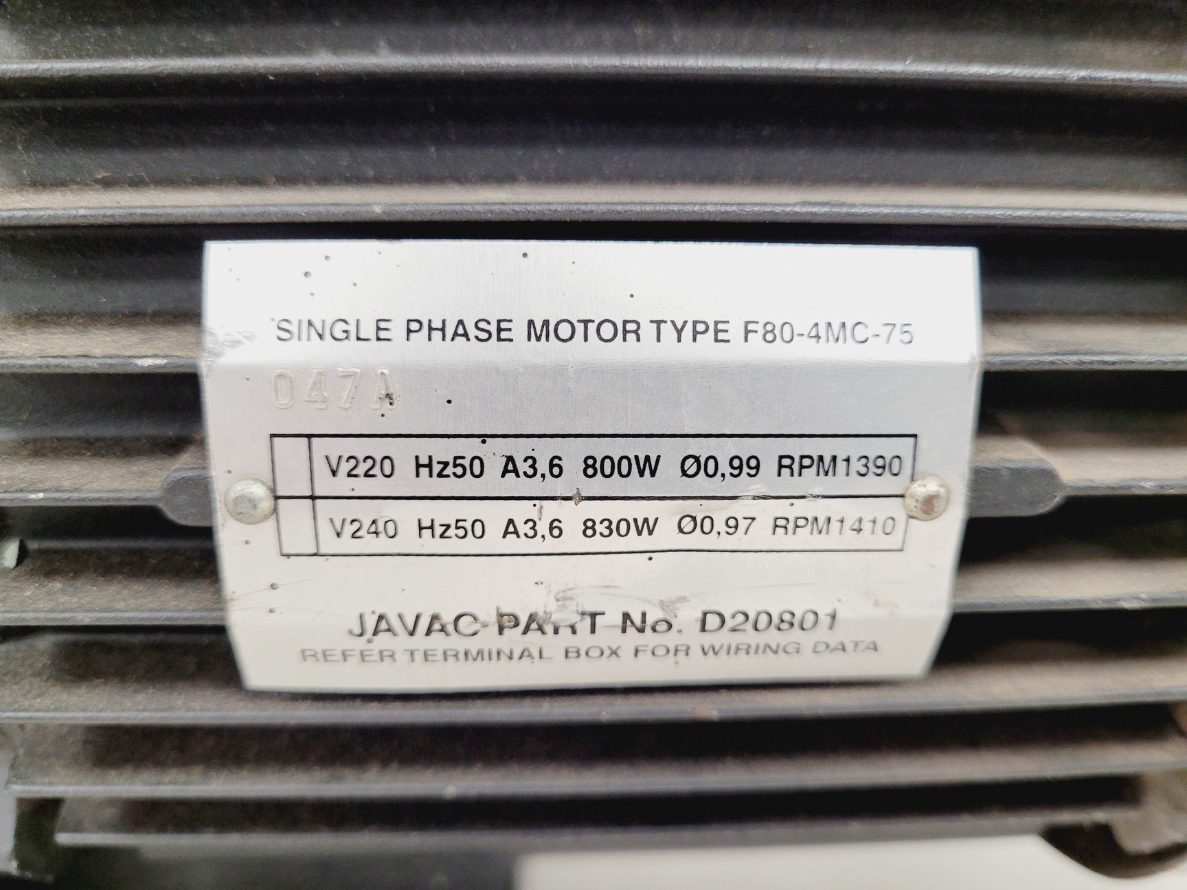 Image of Javac Double Stage High Vacuum Pump  Model - DD150 Lab