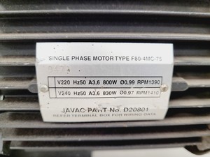 Thumbnail image of Javac Double Stage High Vacuum Pump  Model - DD150 Lab