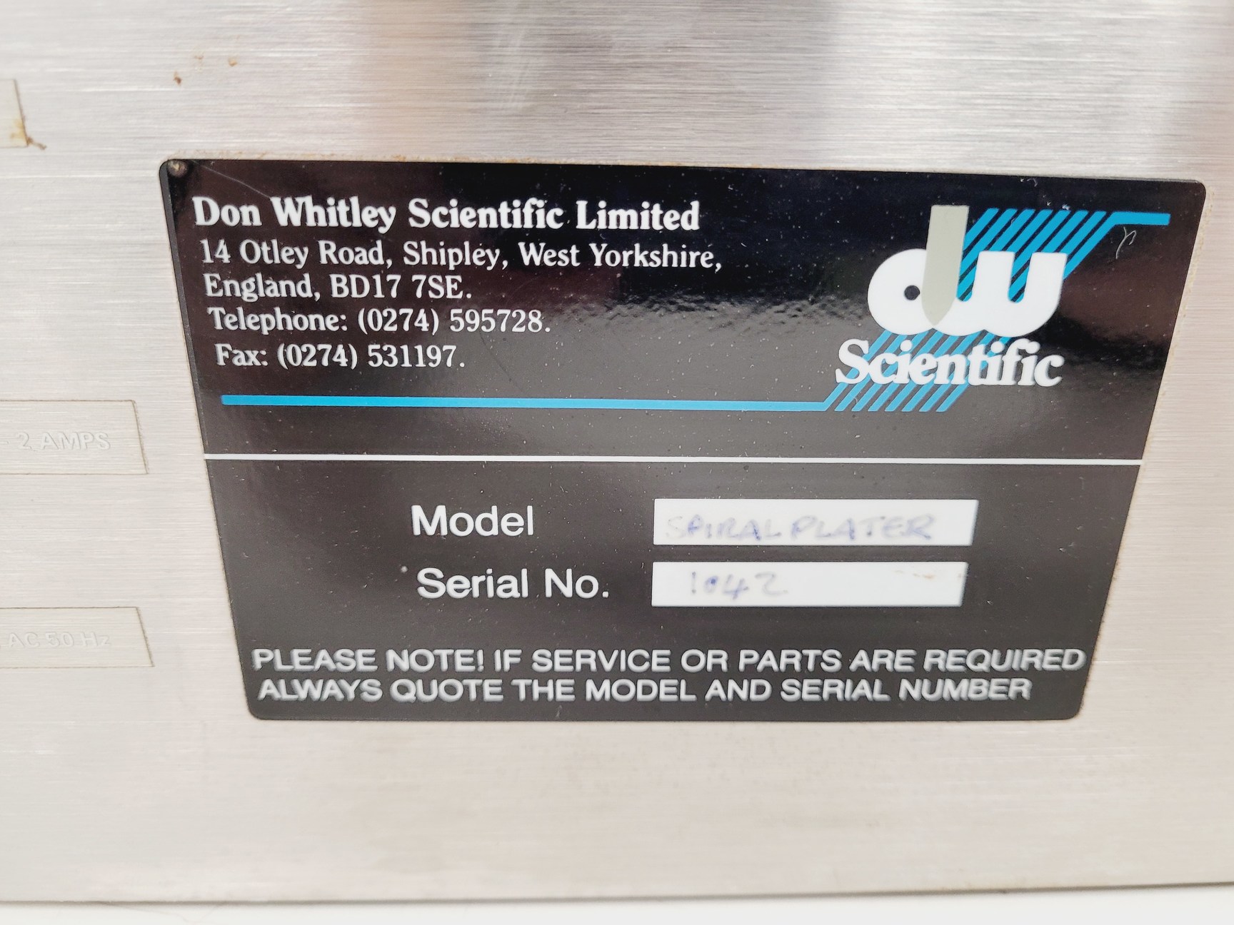 Image of DW Scientific Spiral System  Model - D Spiral Plater Lab