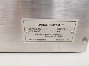 Thumbnail image of DW Scientific Spiral System  Model - D Spiral Plater Lab