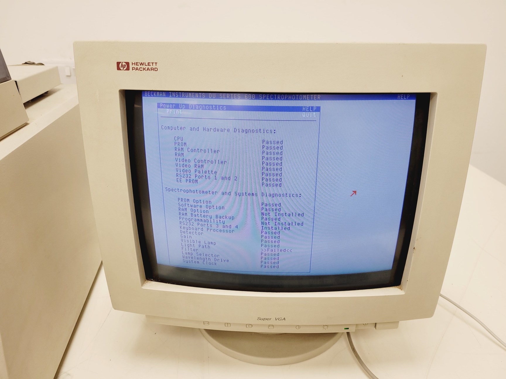 Image of Beckman DU 640 UV/VIS Spectrophotometer Lab