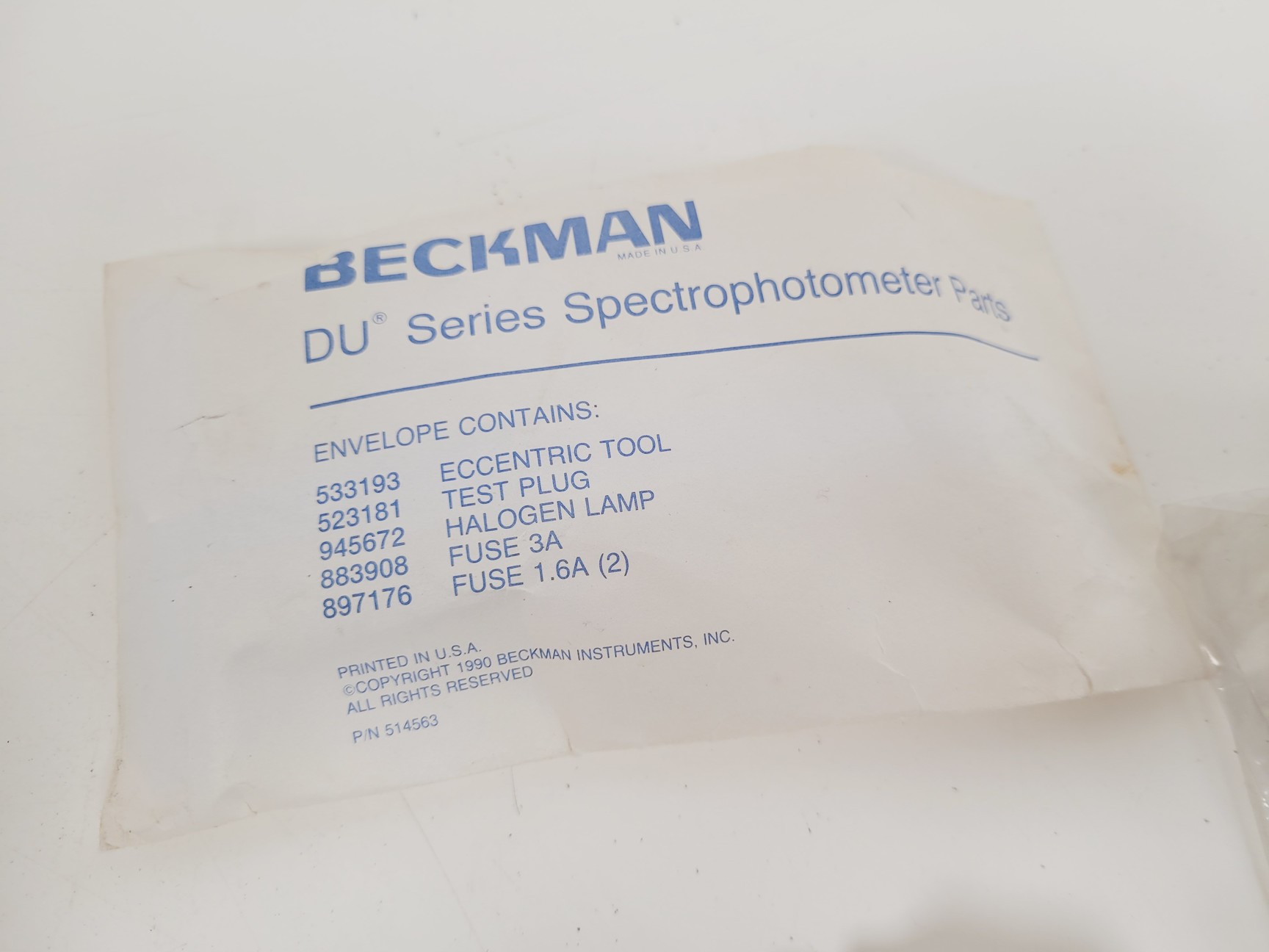 Image of Beckman DU 640 UV/VIS Spectrophotometer Lab