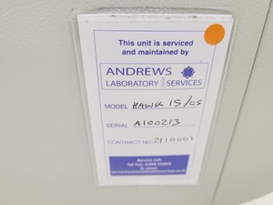Thumbnail image of Sanyo MSE Refrigerated Centrifuge  Model - Hawk 15/05 with 15000rpm Rotor Lab