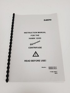 Thumbnail image of Sanyo MSE Refrigerated Centrifuge  Model - Hawk 15/05 with 15000rpm Rotor Lab