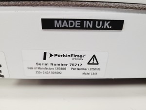 Thumbnail image of Perkin Elmer Fluorescence Spectrometer  Model - LS 45 Lab