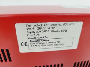 Thumbnail image of Biometra Thermoblock  Model - TB1 Thermal Cycler Lab