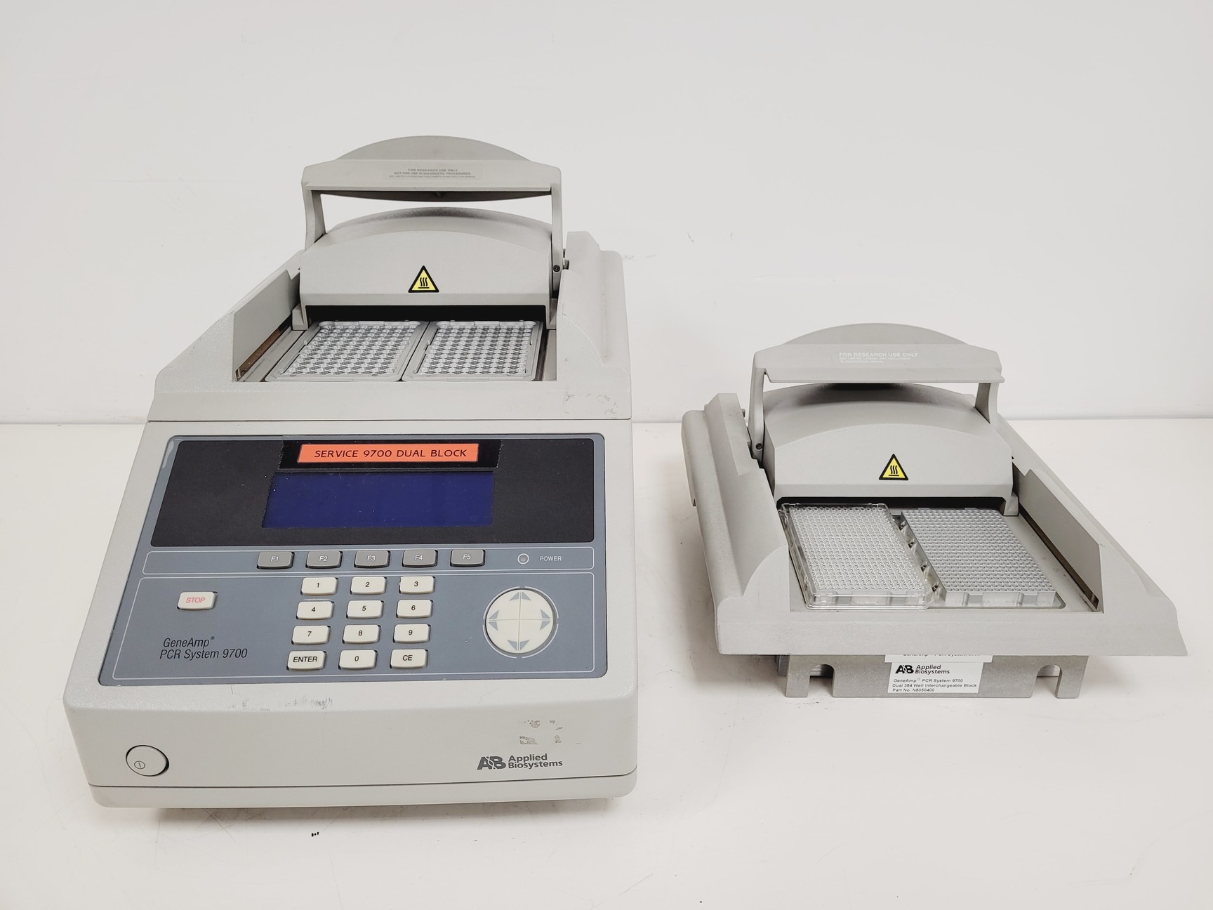 Image of Applied Biosystems GeneAmp PCR System 9700 Thermal Cycler with 2 x Blocks Lab