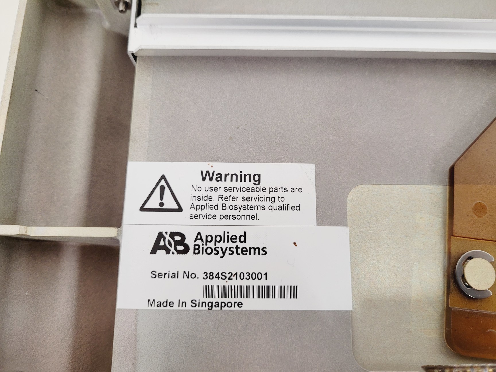 Image of Applied Biosystems GeneAmp PCR System 9700 Thermal Cycler with 2 x Blocks Lab