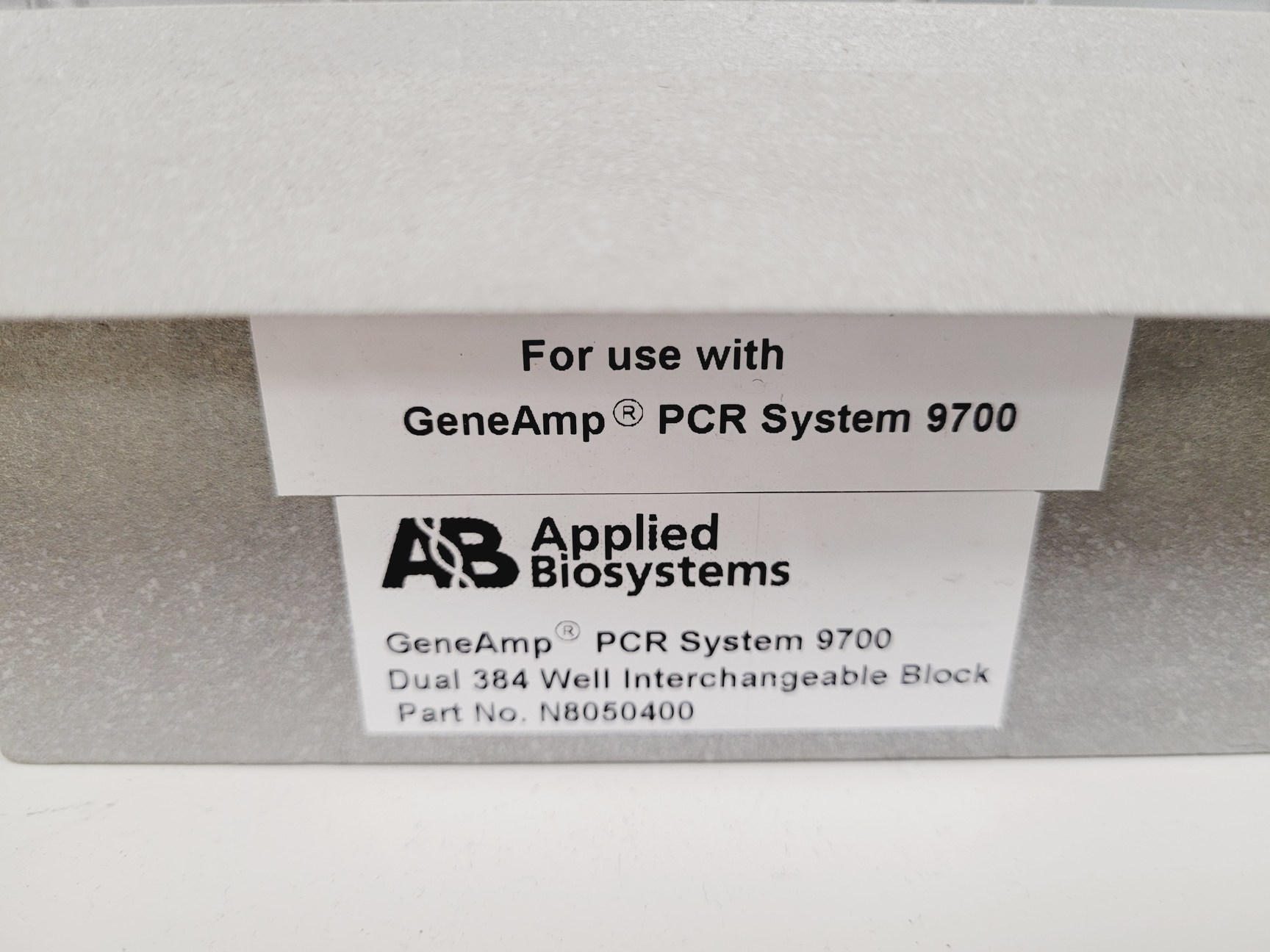 Image of Applied Biosystems GeneAmp PCR System 9700 Thermal Cycler with 2 x Blocks Lab