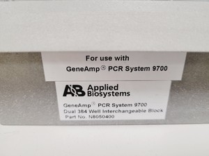 Thumbnail image of Applied Biosystems GeneAmp PCR System 9700 Thermal Cycler with 2 x Blocks Lab