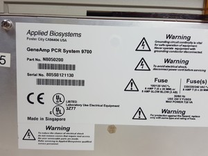 Thumbnail image of Applied Biosystems Gene Amp PCR System  Model 9700 Lab