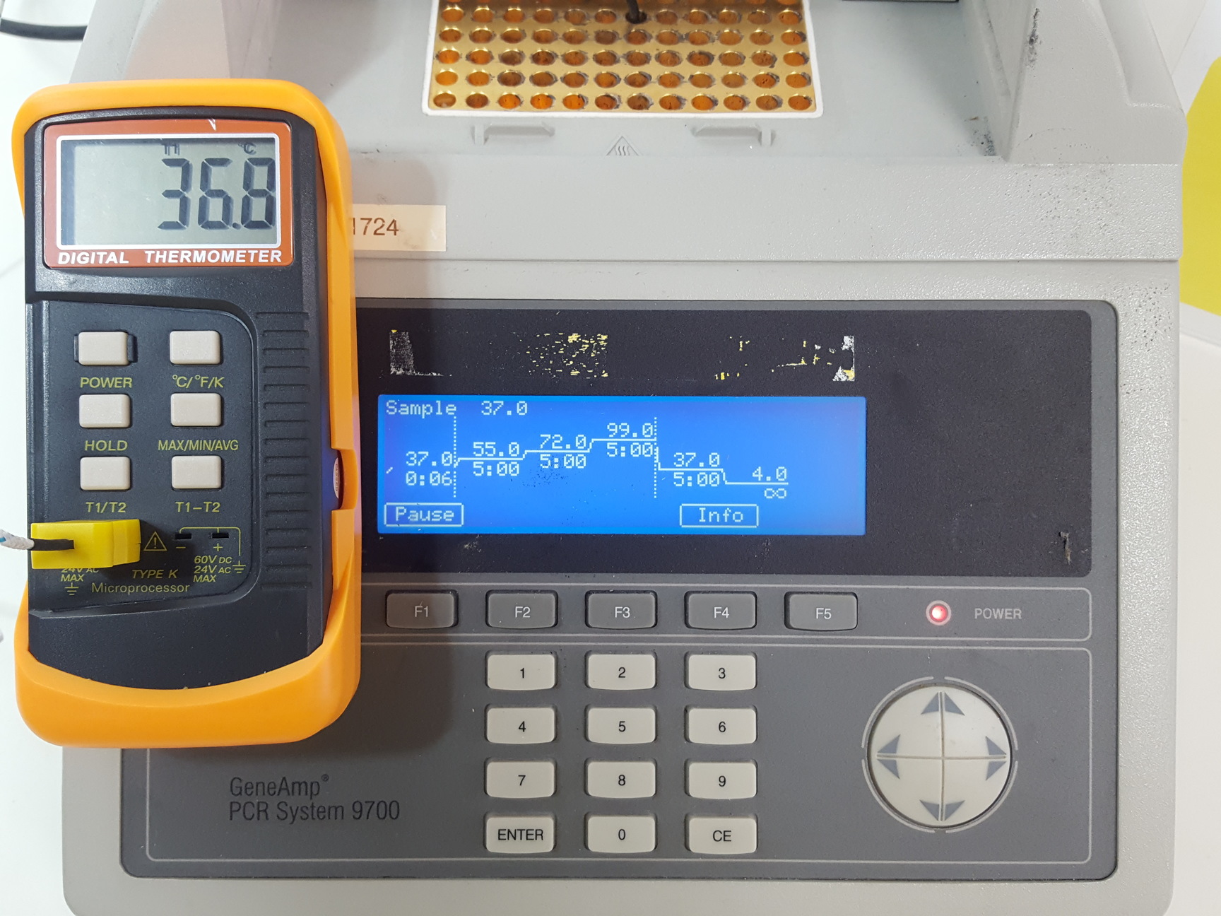 Image of Applied Biosystems Gene Amp PCR Thermal Cycler System  Model 9700 Lab