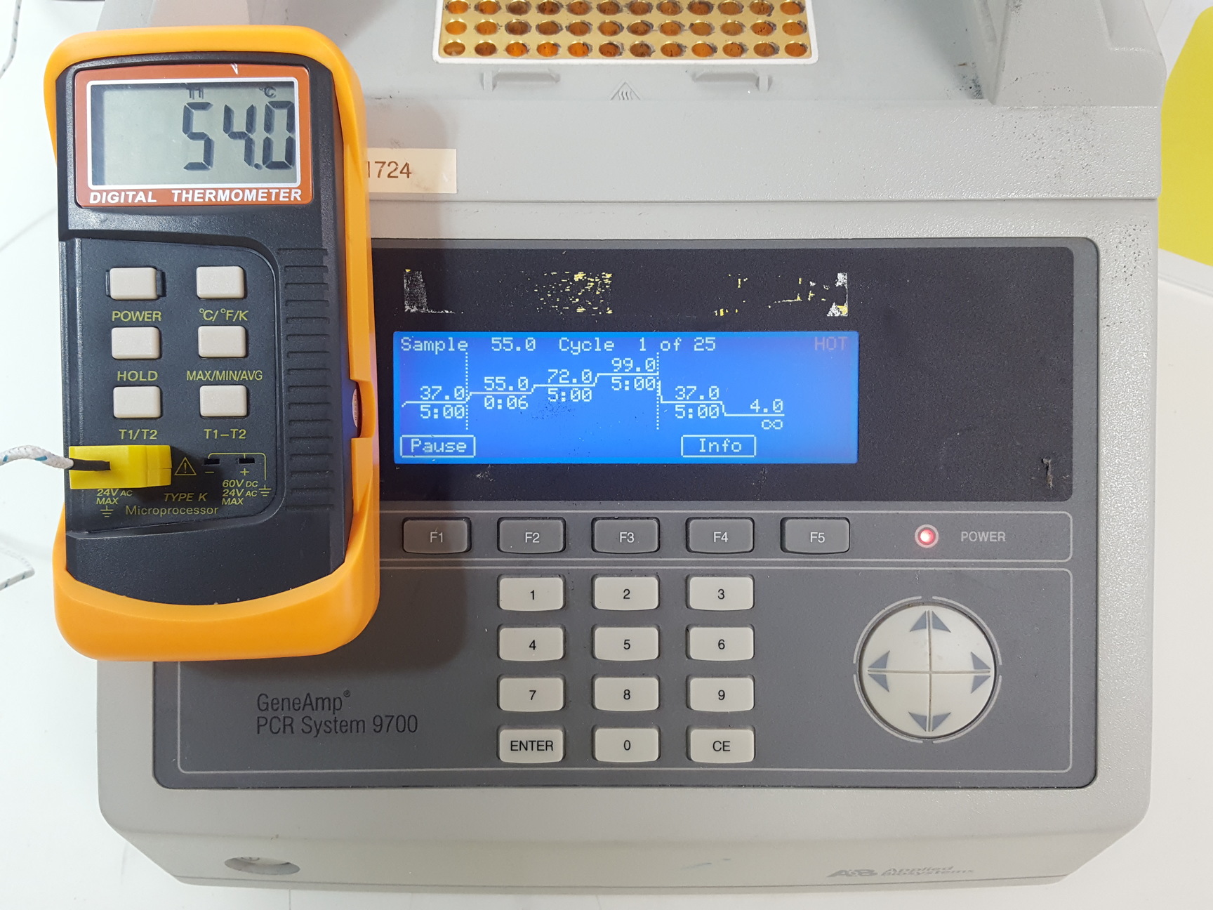 Image of Applied Biosystems Gene Amp PCR Thermal Cycler System  Model 9700 Lab