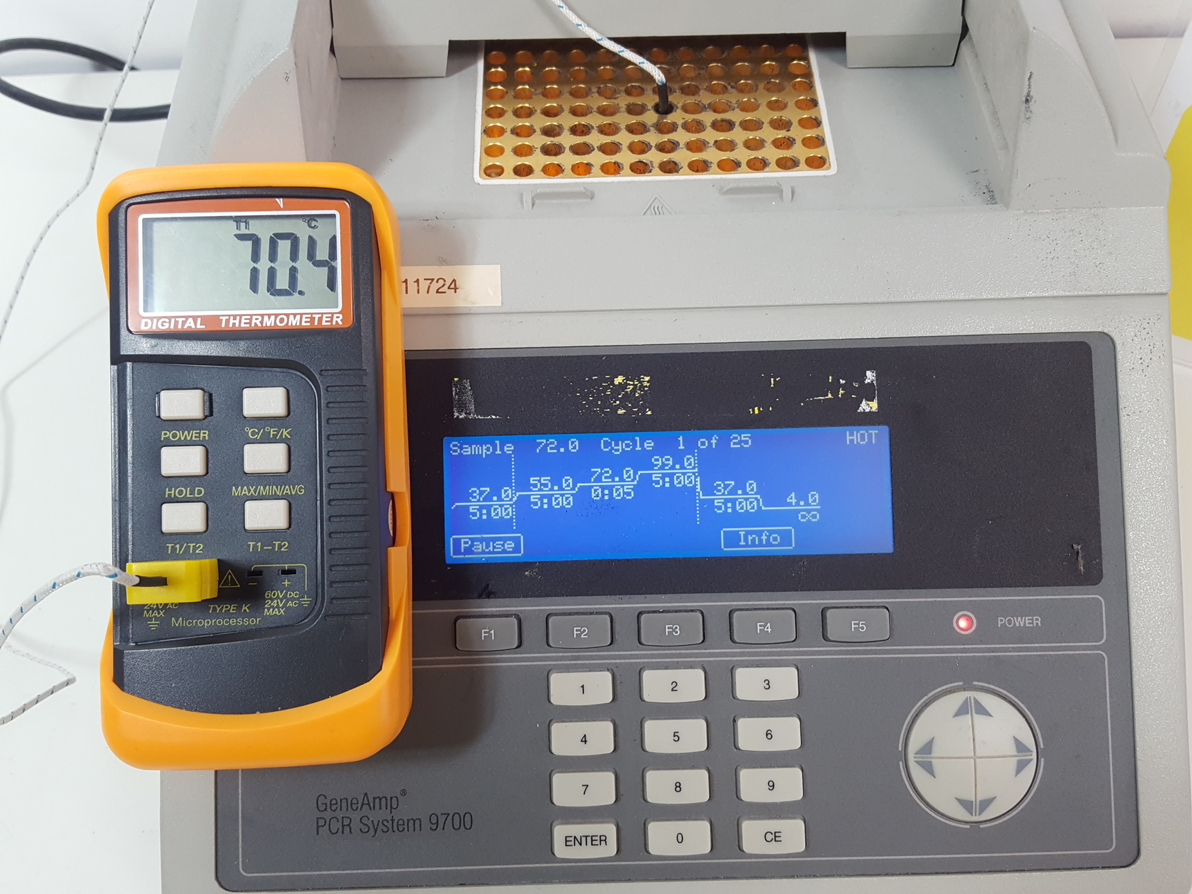 Image of Applied Biosystems Gene Amp PCR Thermal Cycler System  Model 9700 Lab