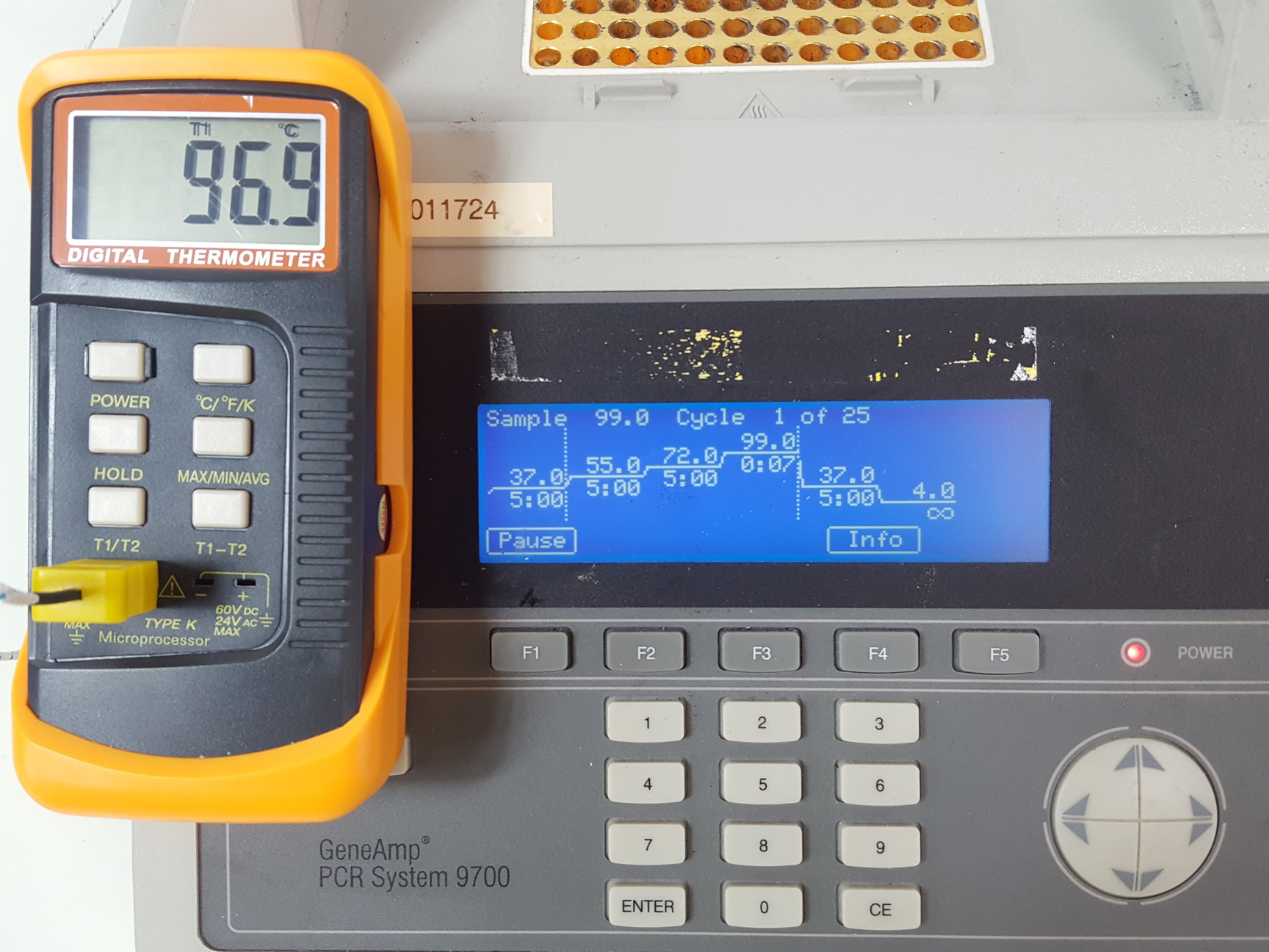 Image of Applied Biosystems Gene Amp PCR Thermal Cycler System  Model 9700 Lab