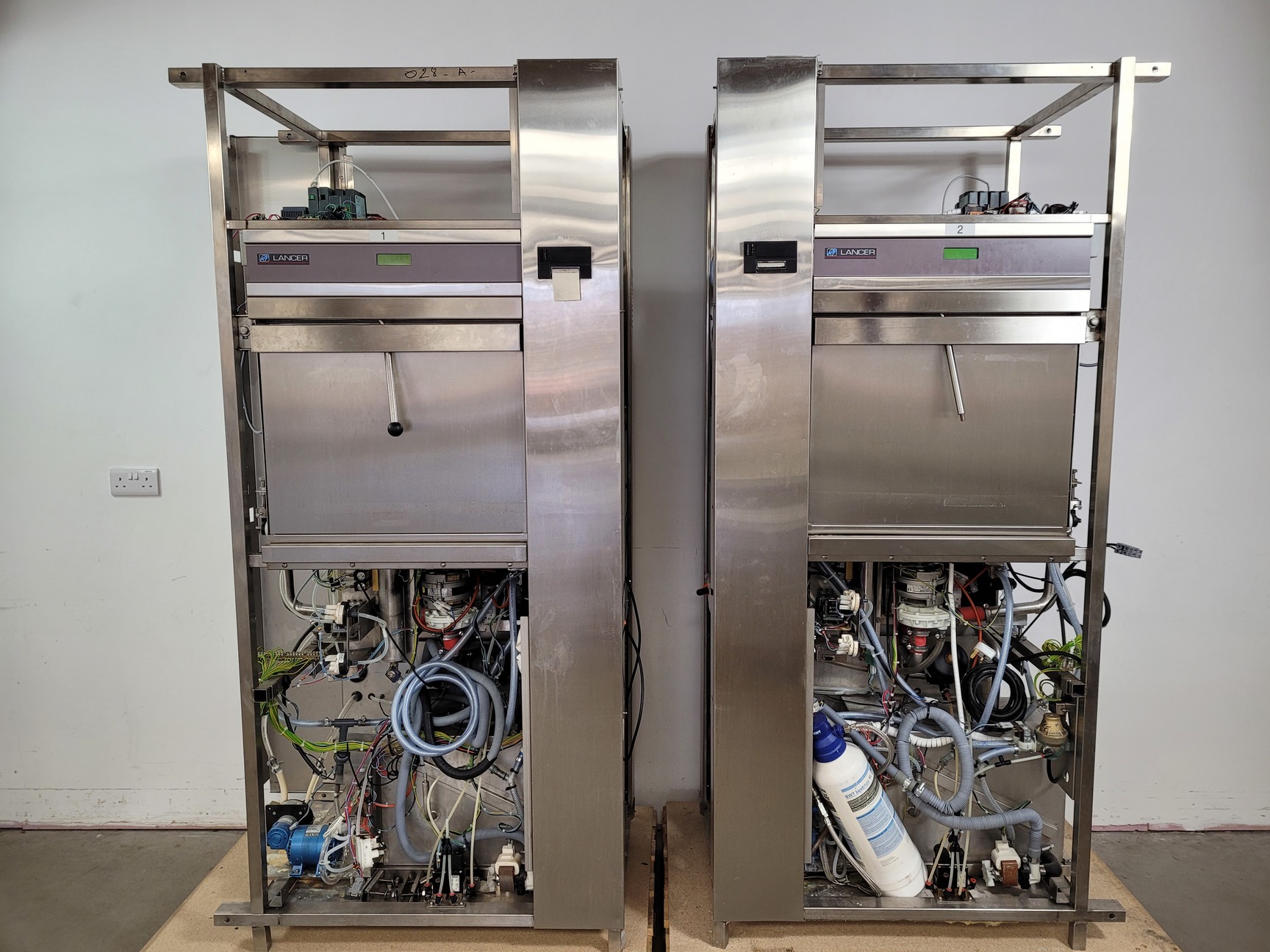 Image of Lancer FC4ASRDUDP Twin Laboratory Double Door Steriliser Unit / Lab Dishwasher
