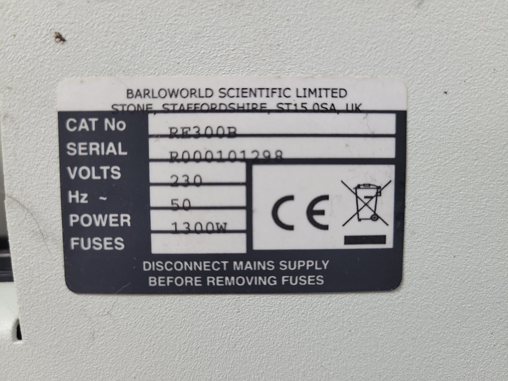 Image of Bibby Stuart RE300/MS RE300B Rotary Evaporator
