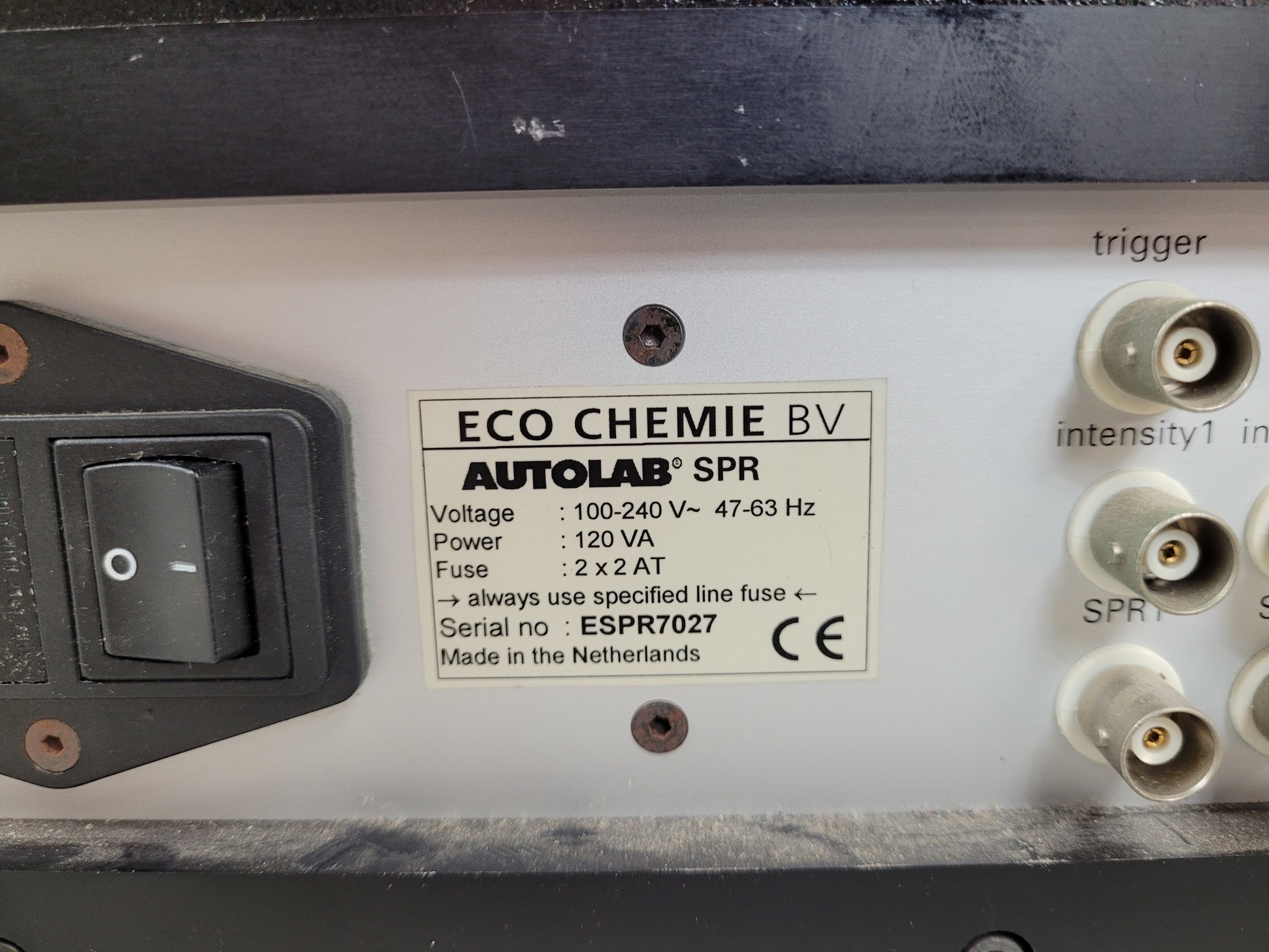 Image of Eco Chemie AutoLab SPR Biosensor Instrument with Accessories Lab