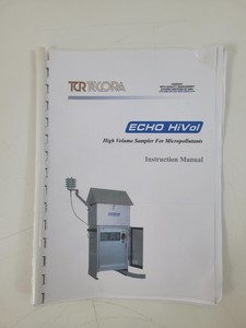 Thumbnail image of TCR TECORA  Echo HiVol Hi Volume Sampler System with Accessories Lab