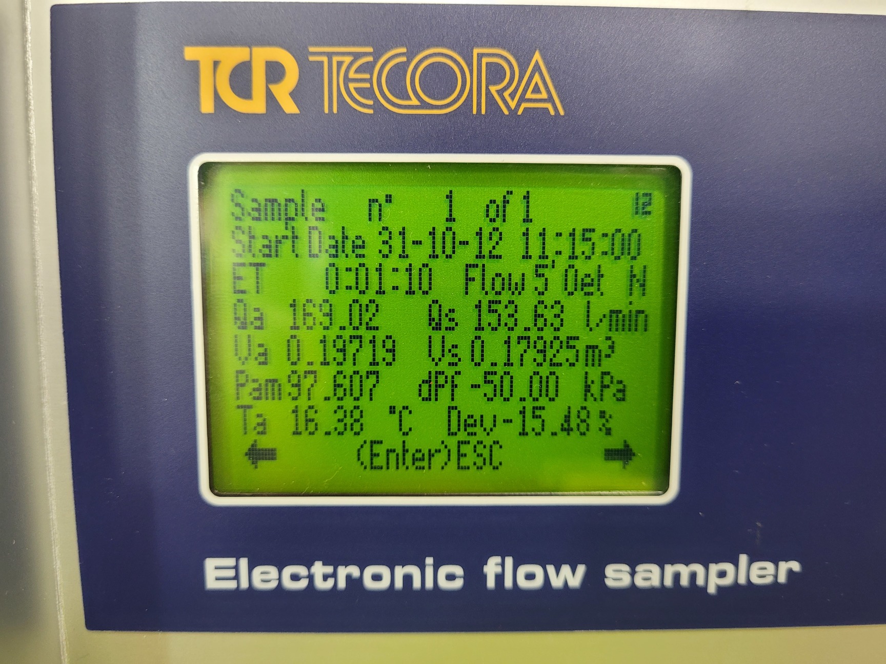 Image of TCR TECORA  Echo HiVol Hi Volume Sampler System with Accessories Lab