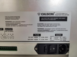 Thumbnail image of Gilson Model FC-203B Fraction Collector Lab