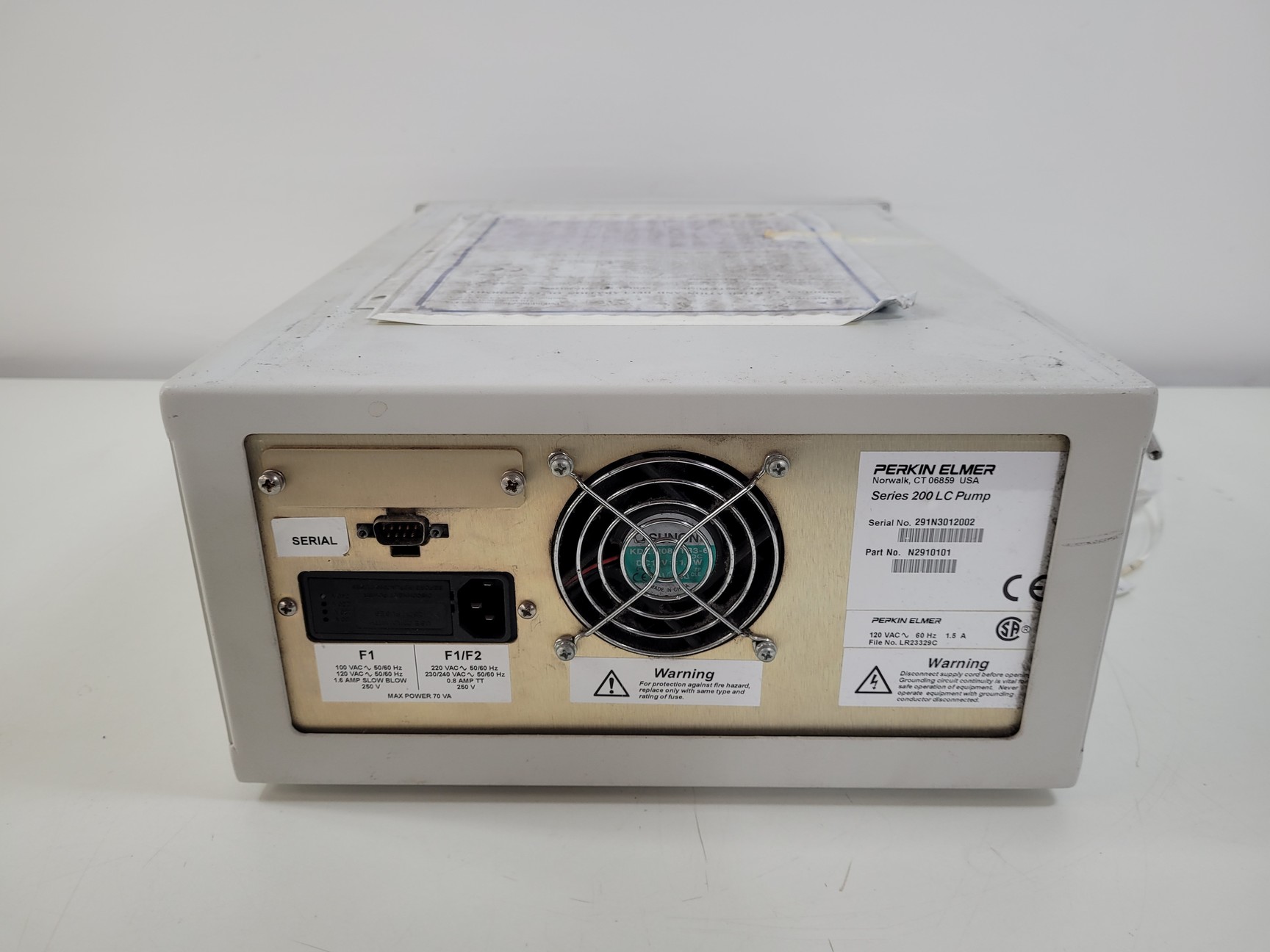 Image of Perkin Elmer Series 200 HPLC System - Degasser, Detector, Pump, Autosampler Lab