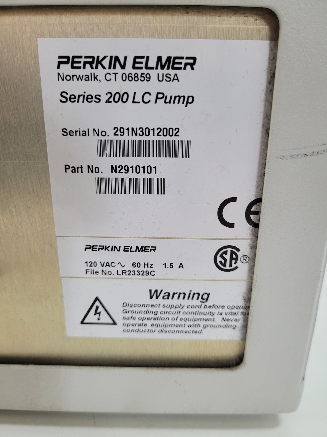 Image of Perkin Elmer Series 200 HPLC System - Degasser, Detector, Pump, Autosampler Lab
