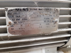 Thumbnail image of Siemens  IEC-60034-1 Pump with Heat Exchanger