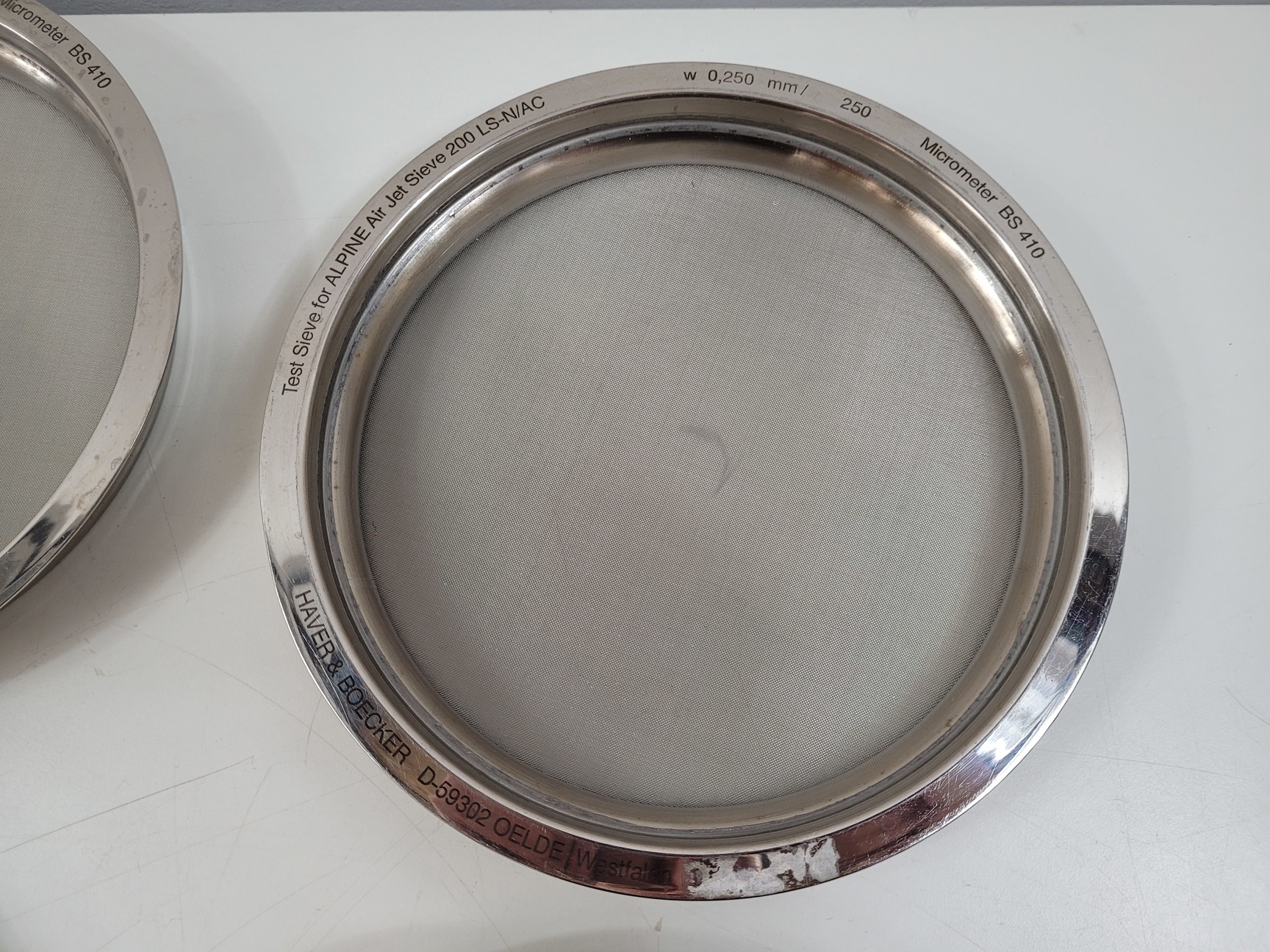 Image of 10x Haver & Boecker Alpine Air Jet Test Sieves Lab