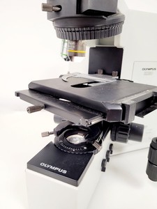 Thumbnail image of Olympus BX50 Microscope with 2 x Objectives Lab Spares/Repairs