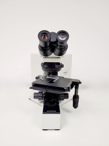 Thumbnail image of Olympus BX50 Microscope with 2 x Objectives Lab Spares/Repairs