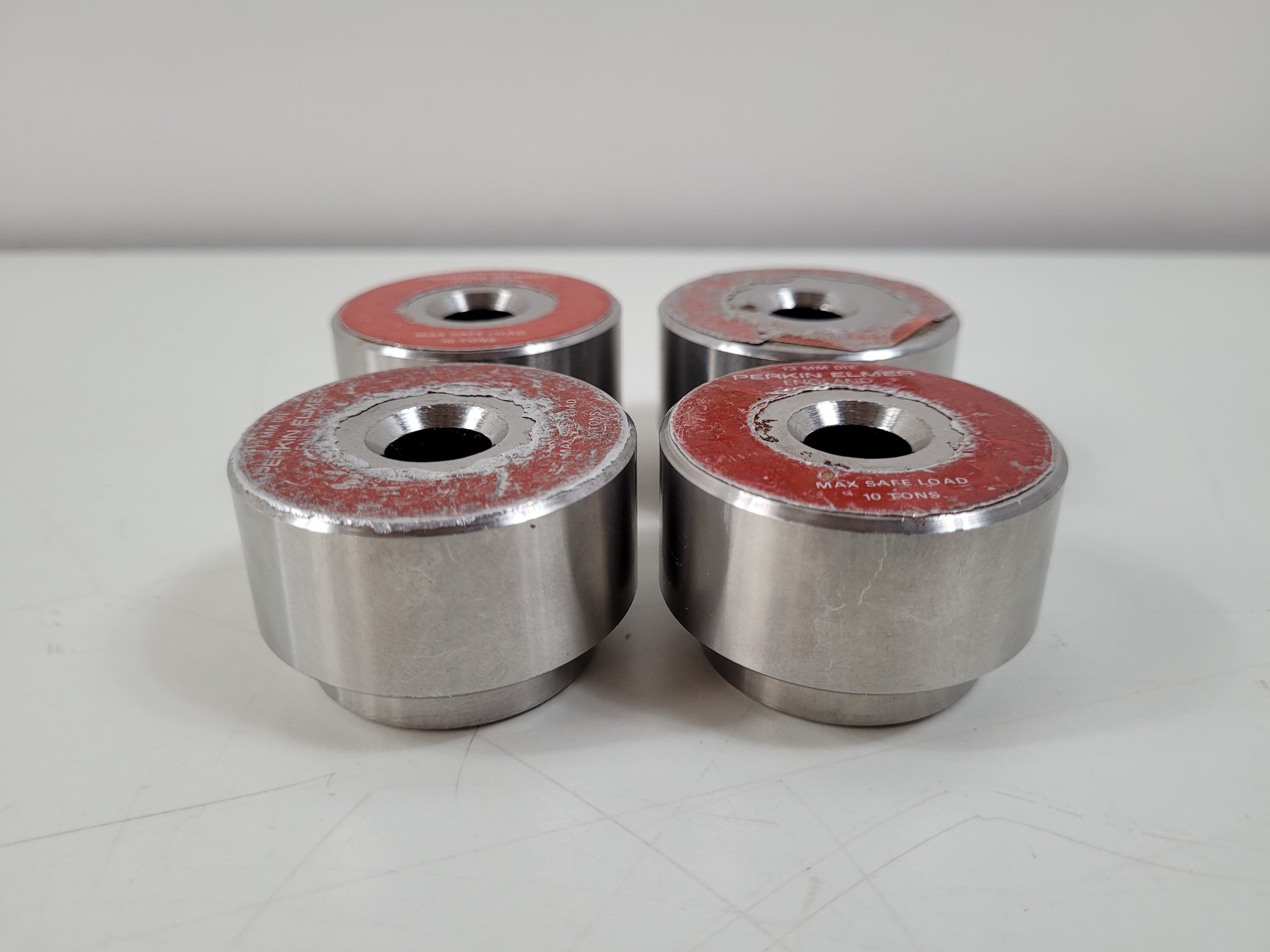 Image of 6x Perkin Elmer 13mm Dies & Other Accessories Lab