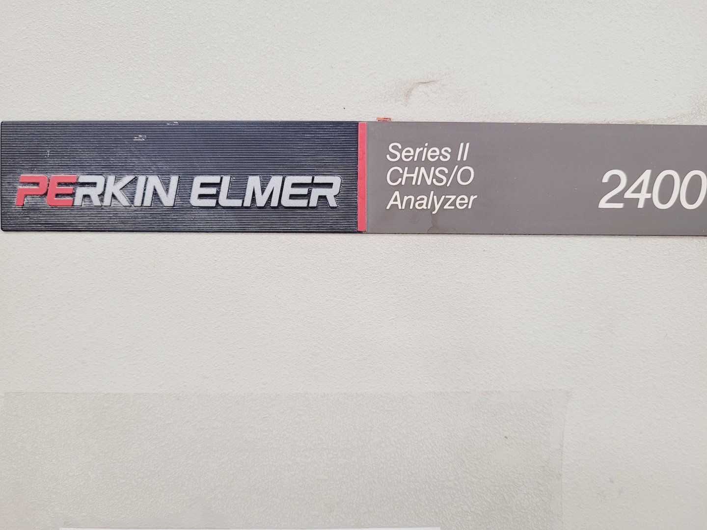 Image of Perkin Elmer Series II  CHNS/O 2400 Analyzer Organic Element Analyser