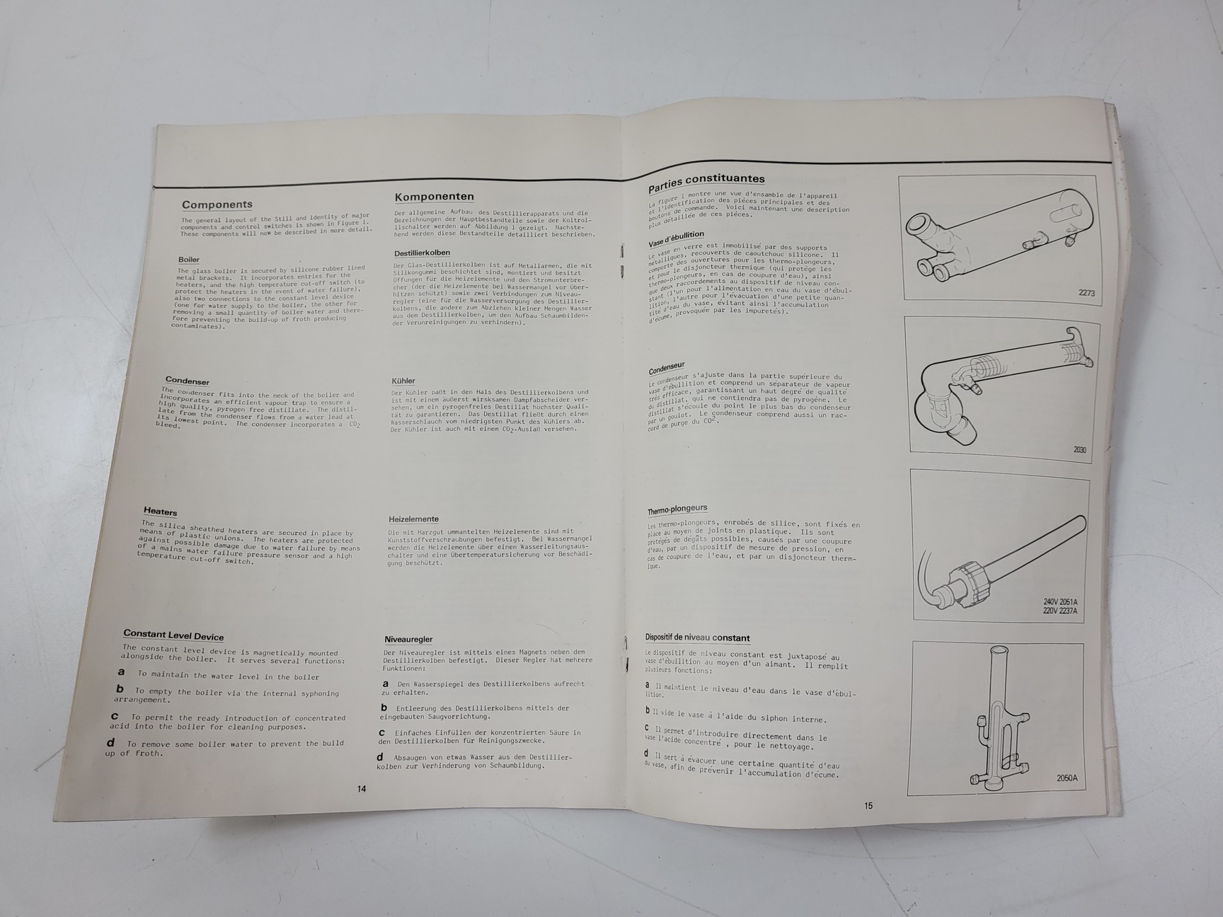 Image of Fistreem 4 Litre hr -1 Water Purifier Still with Manual Lab