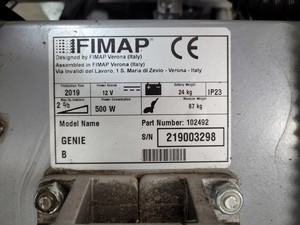 Thumbnail image of Fimap Genie B Cordless Scrubber Dryer