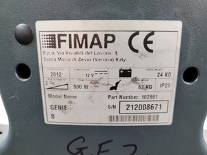 Thumbnail image of Fimap Genie B Cordless Scrubber Dryer