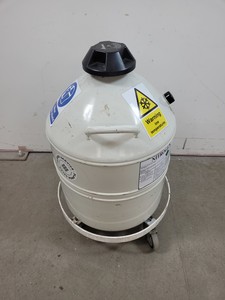 Thumbnail image of MVE LAB 30 Liquid Nitrogen Dewar with Trolley 30 Litre Lab