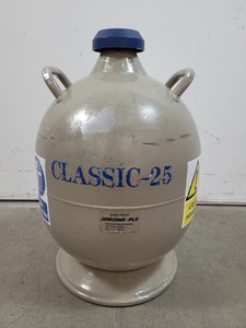 Thumbnail image of Jencons Taylor-Wharton Classic 25 Liquid Nitrogen Storage Dewar with Trolley lab